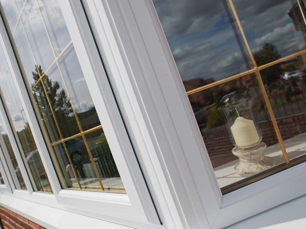 white bow and bay windows reading